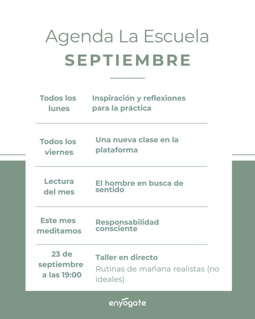yoga septiembre 2